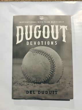 Stars of Faith Dugout Devotions by Del Duduit - Gray Cover
